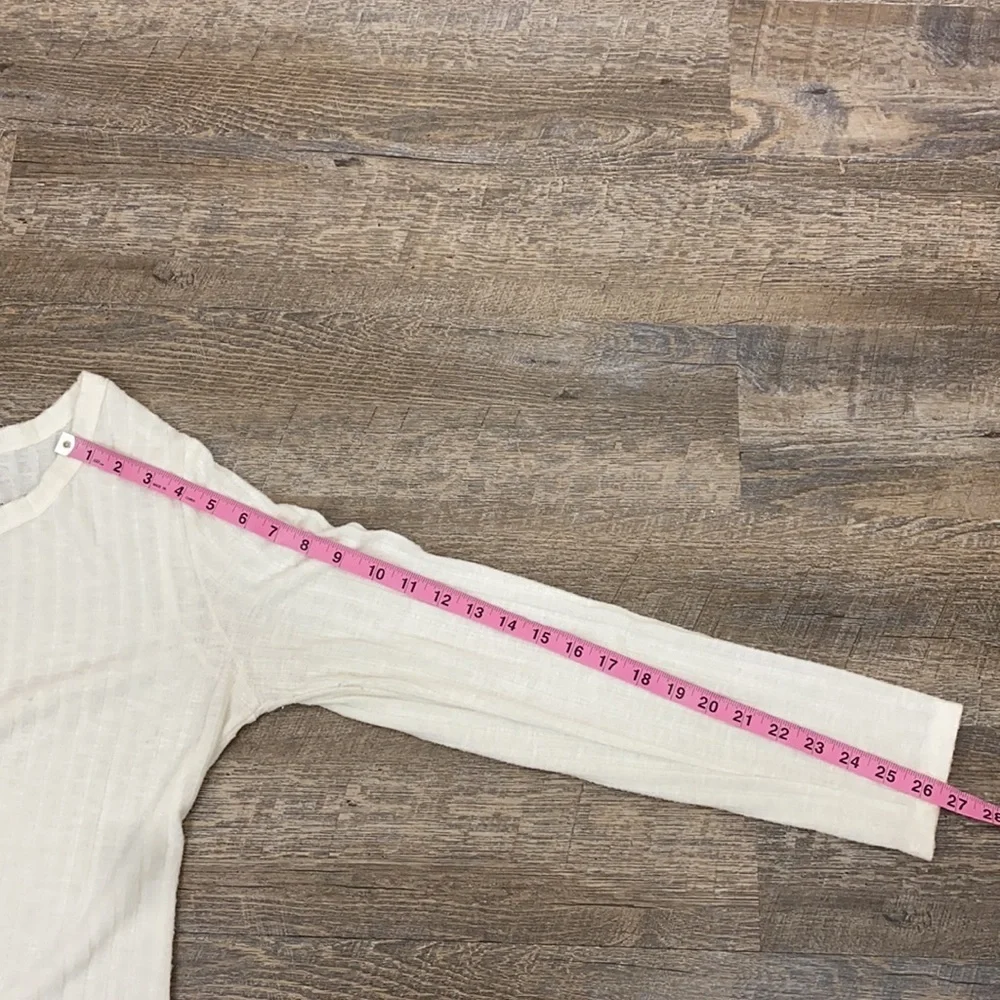 NoBo Cream Long Sleeve Top XL - Picture 9 of 9